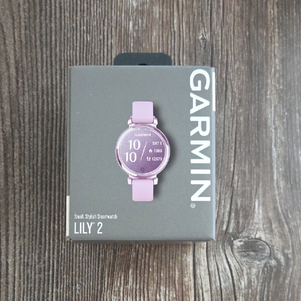 Garmin Lily 2, Small and Stylish Smartwatch, Hidden Display, Patterned Lens.